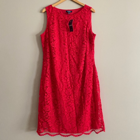 Women’s plus size red chaps dress - Picture 1 of 5